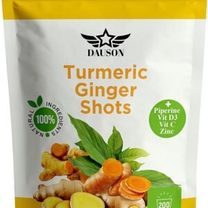 DAUSON Turmeric Curcumin with BioPerine - 1950mg High Potency Anti-Inflammatory Support (60 Capsules)