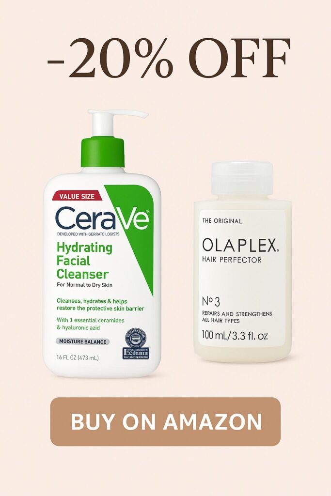 CeraVe Hydrating Facial Cleanser Olaplex No. 3 Hair Perfector